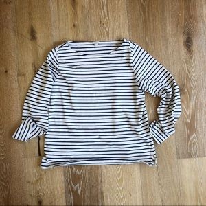 J Crew xl boat neck top in EUC